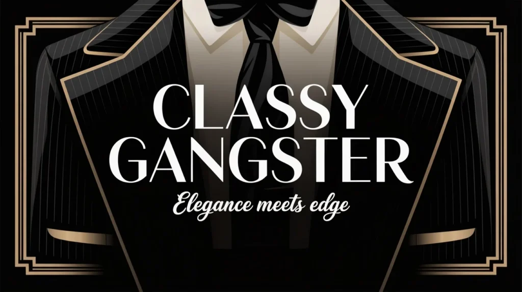 Classy Gangster Captions for Instagram